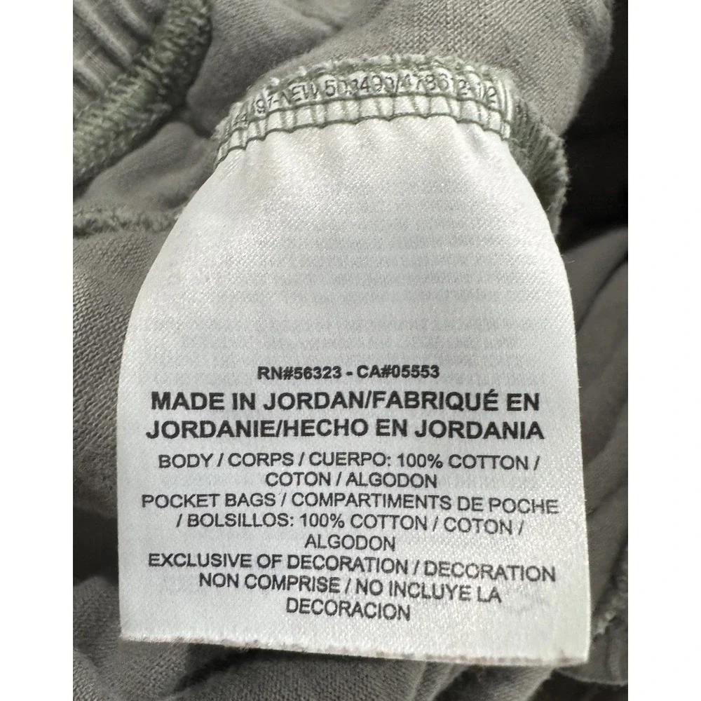 Nike Fleece Joggers Sweatpants Mens Medium Gray Cotton Athleisure Sportswear